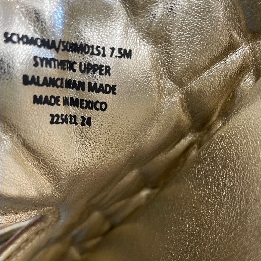Steve Madden Schmona Gold Quilted Double Strap Sandals - Picture 6 of 6
